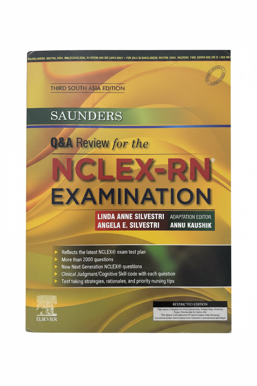Saunders Q&A Review Book NCLEX-RN Examination [3rd South Asia Edition]