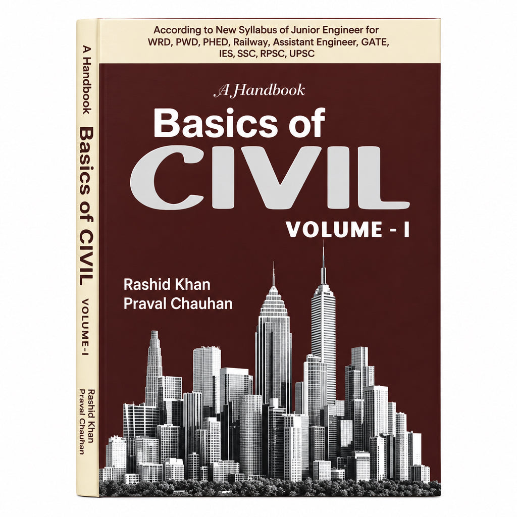 Basics of Civil (Combo set of Vol.1&2) by Rashid Khan (new edition)